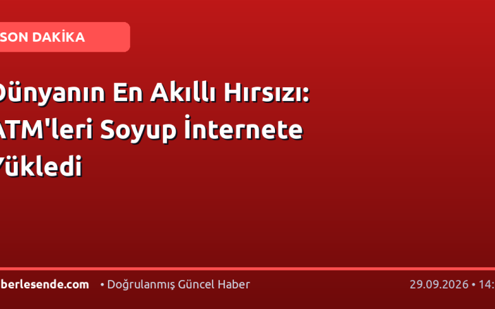 Dünyanın En Akıllı Hırsızı: ATM'leri Soyup İnternete Yükledi