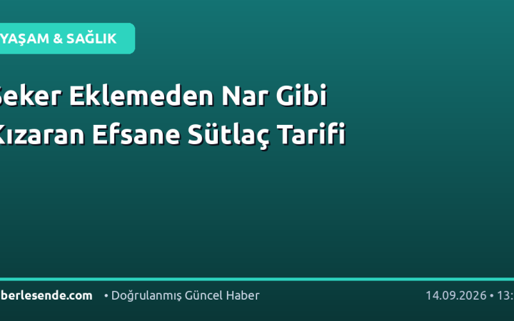Şeker Eklemeden Nar Gibi Kızaran Efsane Sütlaç Tarifi