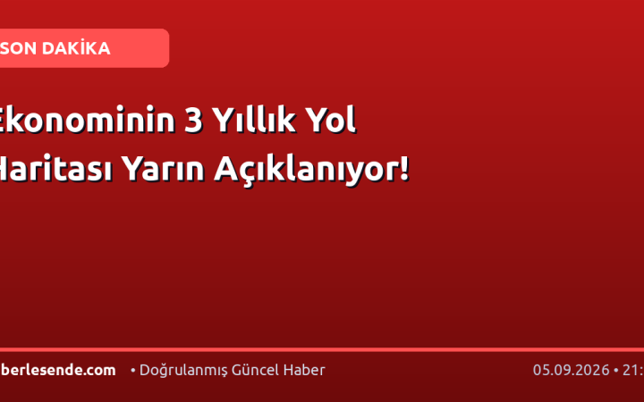 Ekonominin 3 Yıllık Yol Haritası Yarın Açıklanıyor!
