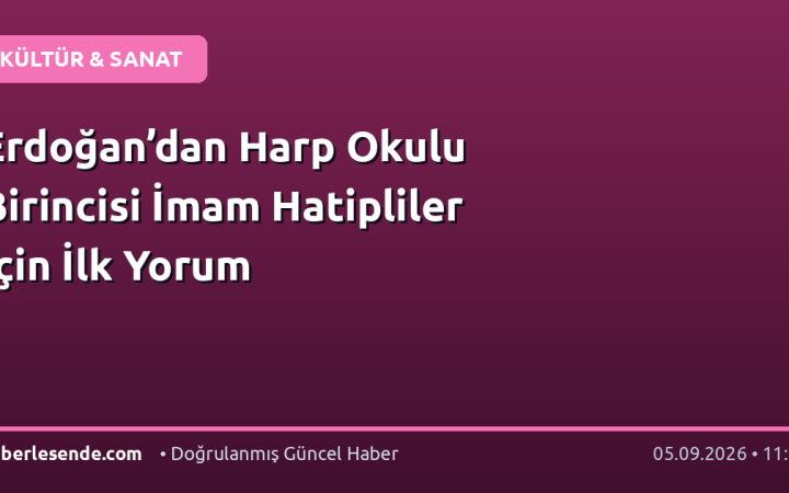 Erdoğan’dan Harp Okulu Birincisi İmam Hatipliler İçin İlk Yorum