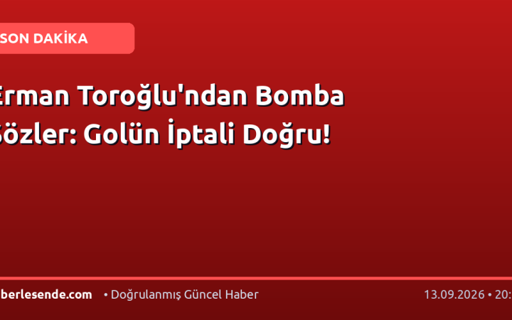 Erman Toroğlu'ndan Bomba Sözler: Golün İptali Doğru!