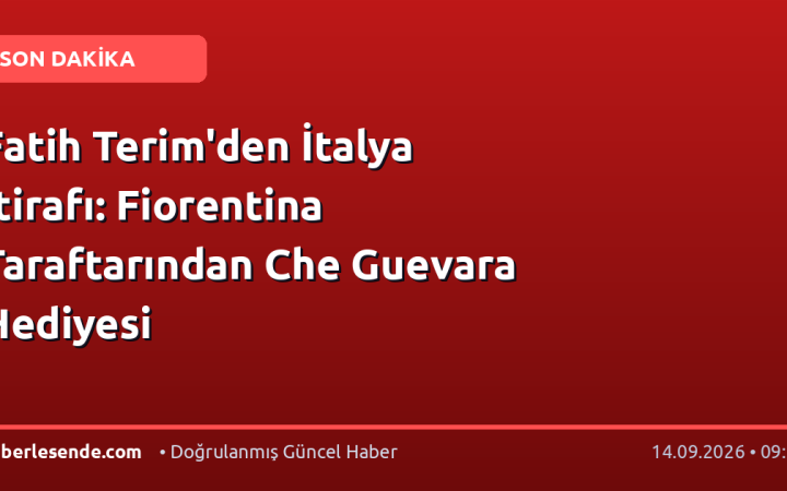 Fatih Terim'den İtalya İtirafı: Fiorentina Taraftarından Che Guevara Hediyesi