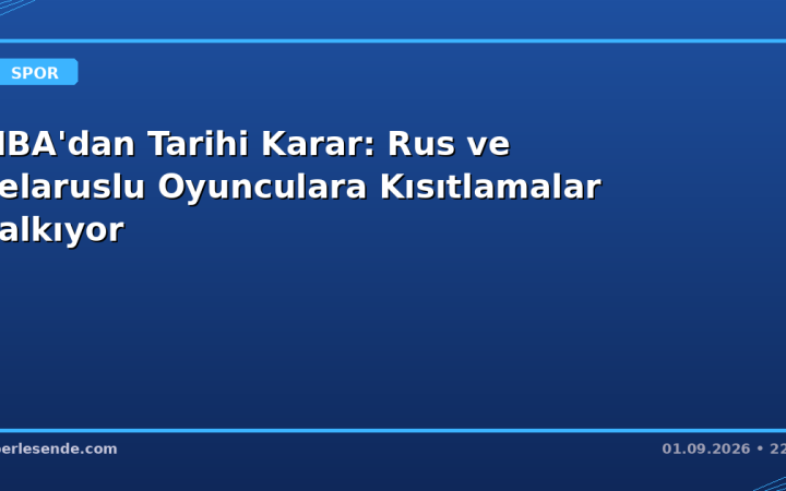 FIBA'dan Tarihi Karar: Rus ve Belaruslu Oyunculara Kısıtlamalar Kalkıyor