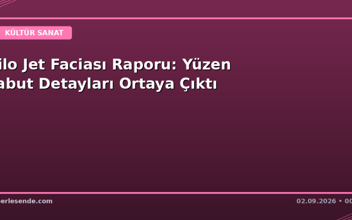Filo Jet Faciası Raporu: Yüzen Tabut Detayları Ortaya Çıktı