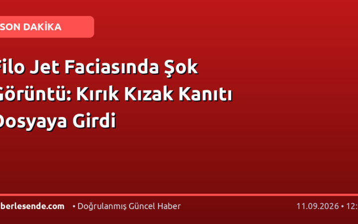 Filo Jet Faciasında Şok Görüntü: Kırık Kızak Kanıtı Dosyaya Girdi