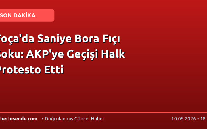 Foça'da Saniye Bora Fıçı Şoku: AKP'ye Geçişi Halk Protesto Etti