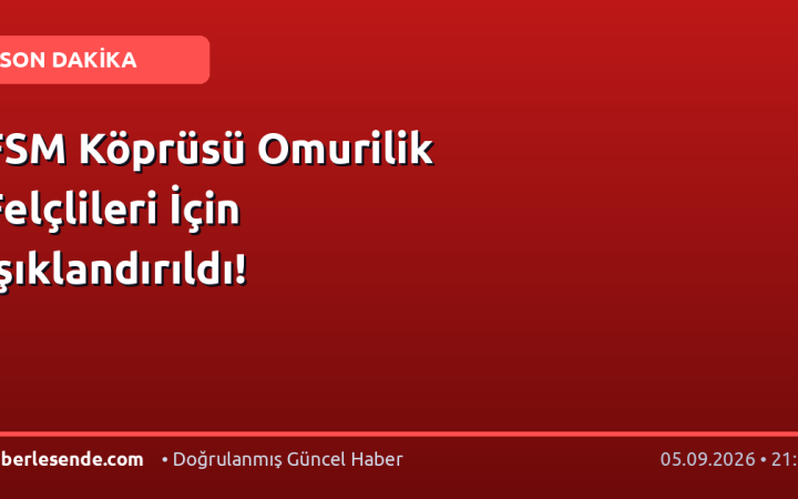 FSM Köprüsü Omurilik Felçlileri İçin Işıklandırıldı!