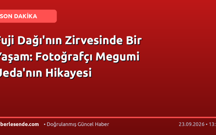 Fuji Dağı'nın Zirvesinde Bir Yaşam: Fotoğrafçı Megumi Ueda'nın Hikayesi