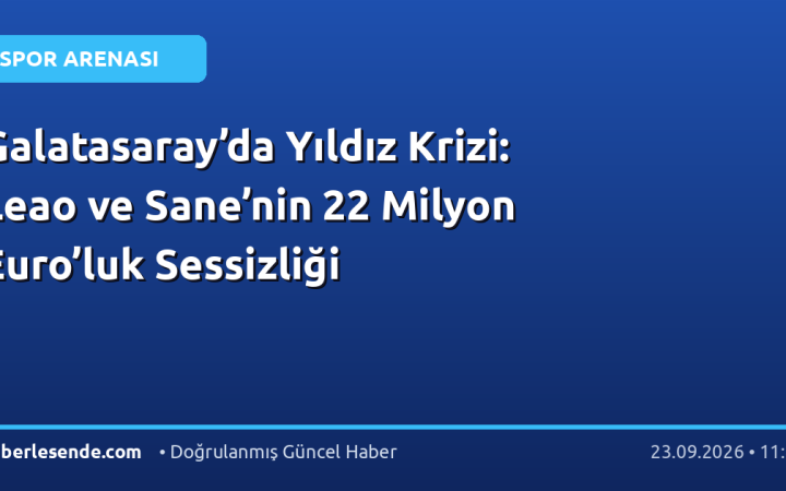 Galatasaray’da Yıldız Krizi: Leao ve Sane’nin 22 Milyon Euro’luk Sessizliği