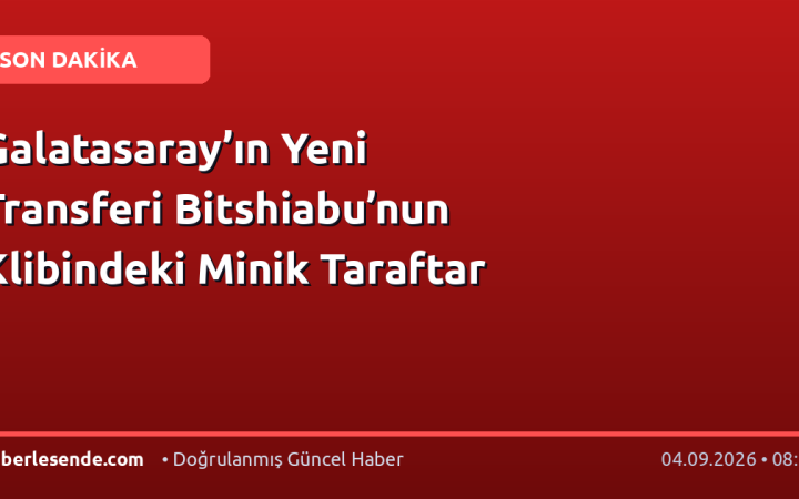 Galatasaray’ın Yeni Transferi Bitshiabu’nun Klibindeki Minik Taraftar