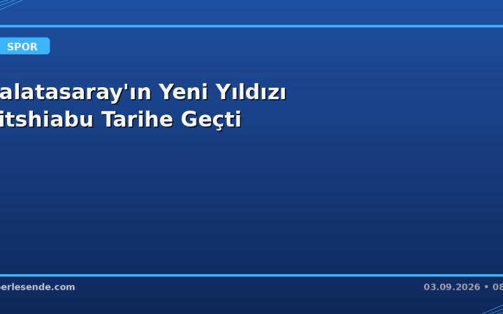 Galatasaray'ın Yeni Yıldızı Bitshiabu Tarihe Geçti