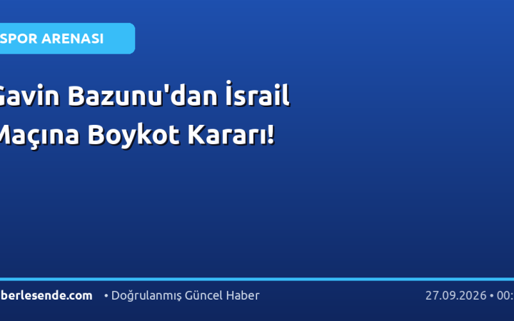 Gavin Bazunu'dan İsrail Maçına Boykot Kararı!