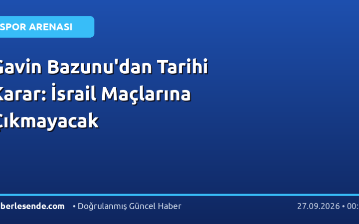 Gavin Bazunu'dan Tarihi Karar: İsrail Maçlarına Çıkmayacak