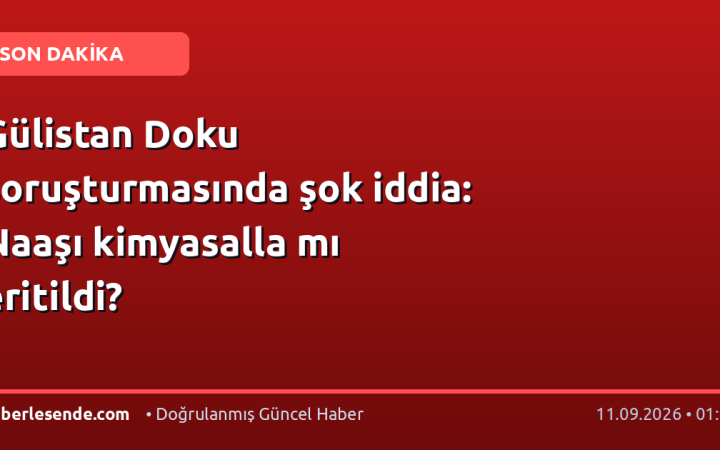 Gülistan Doku soruşturmasında şok iddia: Naaşı kimyasalla mı eritildi?