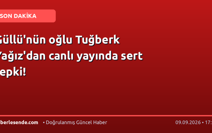 Güllü'nün oğlu Tuğberk Yağız'dan canlı yayında sert tepki!