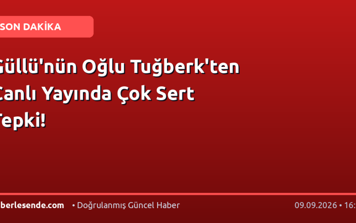 Güllü'nün Oğlu Tuğberk'ten Canlı Yayında Çok Sert Tepki!