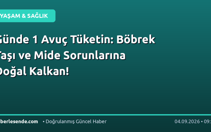 Günde 1 Avuç Tüketin: Böbrek Taşı ve Mide Sorunlarına Doğal Kalkan!