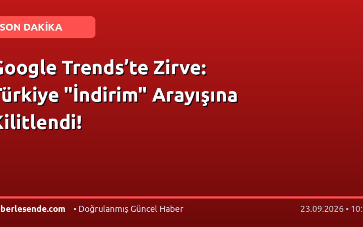 Google Trends’te Zirve: Türkiye "İndirim" Arayışına Kilitlendi!