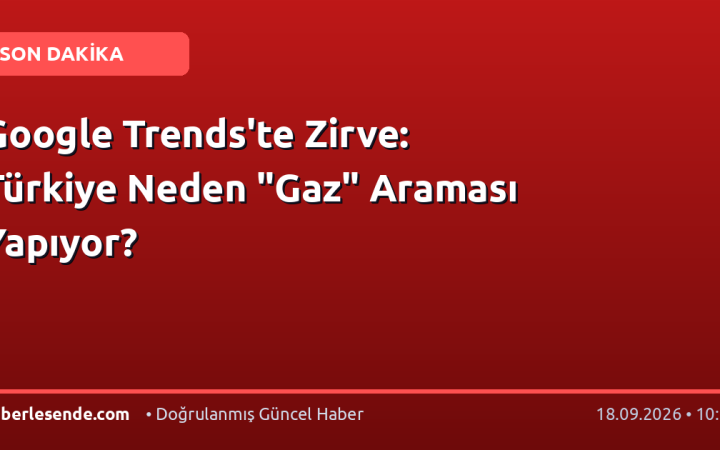 Google Trends'te Zirve: Türkiye Neden "Gaz" Araması Yapıyor?