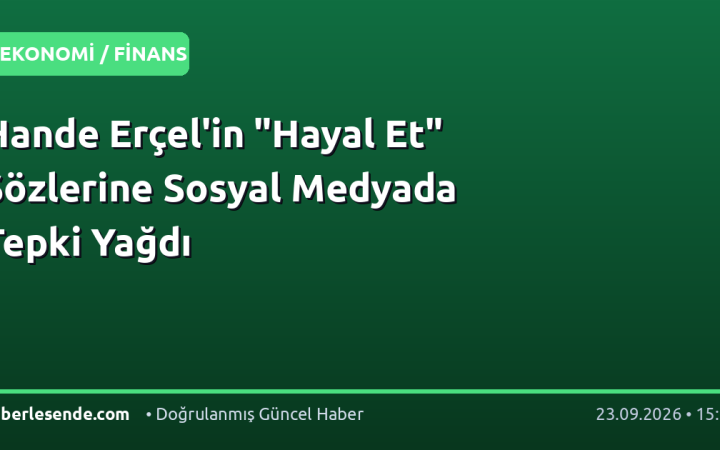 Hande Erçel'in "Hayal Et" Sözlerine Sosyal Medyada Tepki Yağdı
