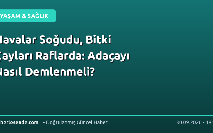 Havalar Soğudu, Bitki Çayları Raflarda: Adaçayı Nasıl Demlenmeli?