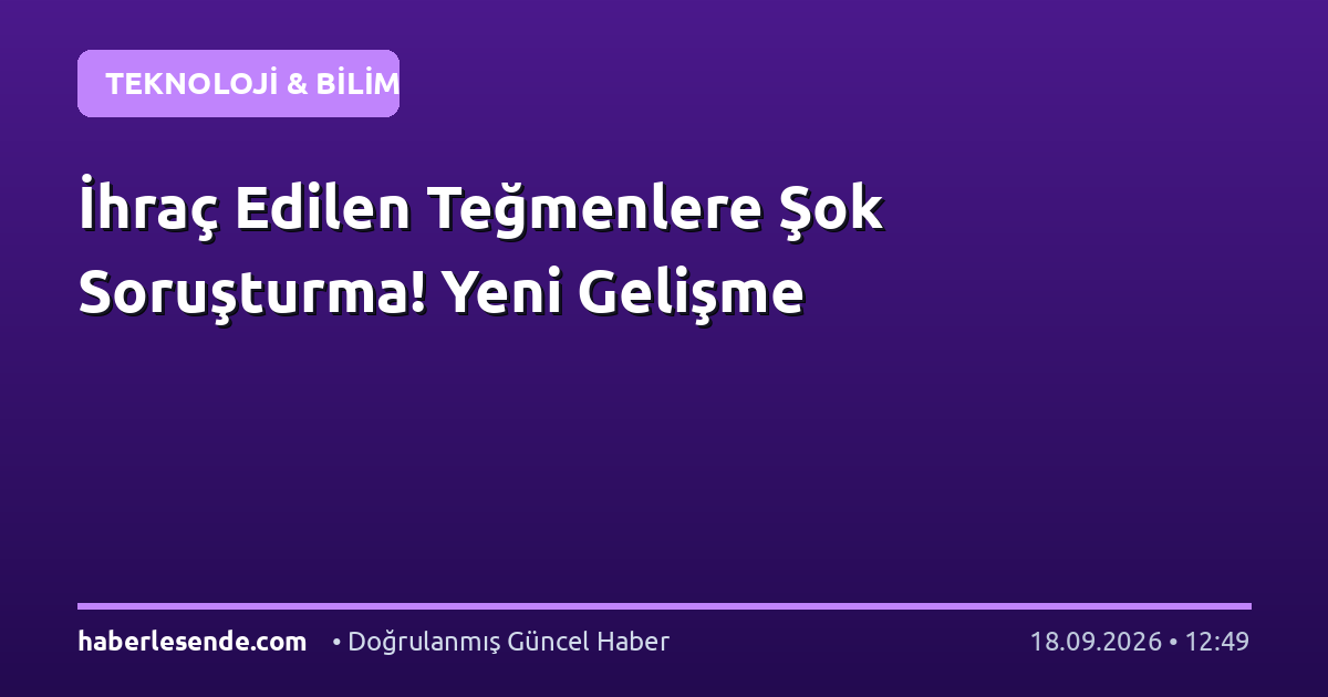 İhraç Edilen Teğmenlere Şok Soruşturma! Yeni Gelişme