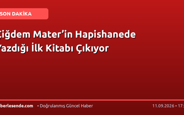 Çiğdem Mater’in Hapishanede Yazdığı İlk Kitabı Çıkıyor