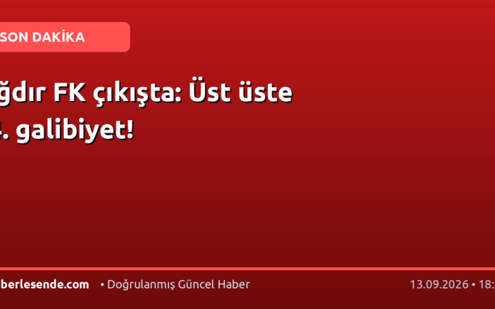 Iğdır FK çıkışta: Üst üste 4. galibiyet!