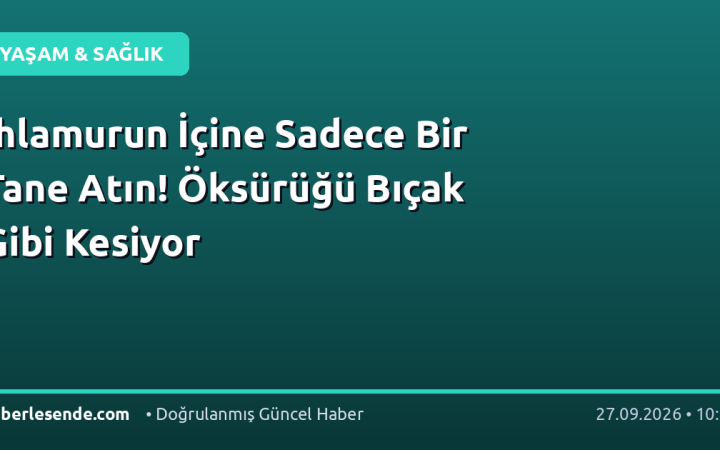 Ihlamurun İçine Sadece Bir Tane Atın! Öksürüğü Bıçak Gibi Kesiyor