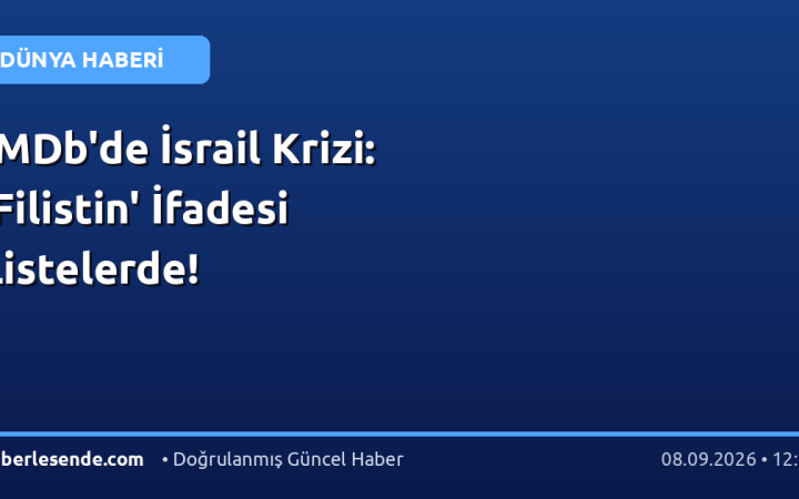 IMDb'de İsrail Krizi: 'Filistin' İfadesi Listelerde!