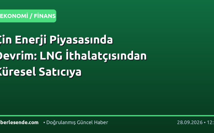 Çin Enerji Piyasasında Devrim: LNG İthalatçısından Küresel Satıcıya
