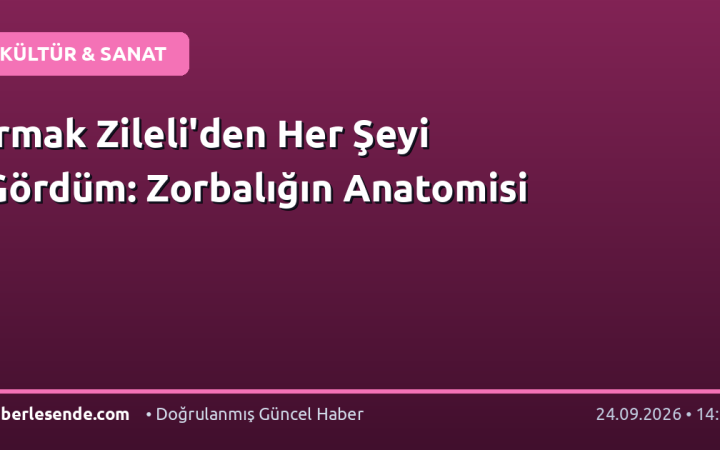 Irmak Zileli'den Her Şeyi Gördüm: Zorbalığın Anatomisi
