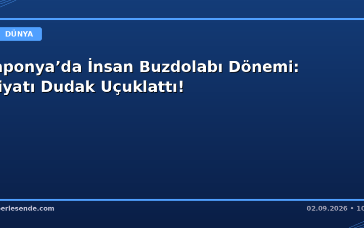 Japonya’da İnsan Buzdolabı Dönemi: Fiyatı Dudak Uçuklattı!
