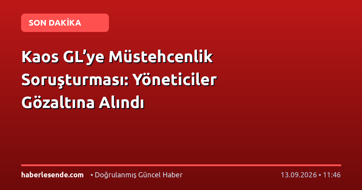 Kaos GL’ye Müstehcenlik Soruşturması: Yöneticiler Gözaltına Alındı