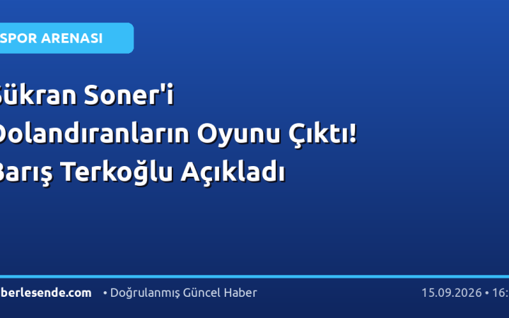 Şükran Soner'i Dolandıranların Oyunu Çıktı! Barış Terkoğlu Açıkladı