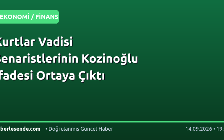 Kurtlar Vadisi Senaristlerinin Kozinoğlu İfadesi Ortaya Çıktı