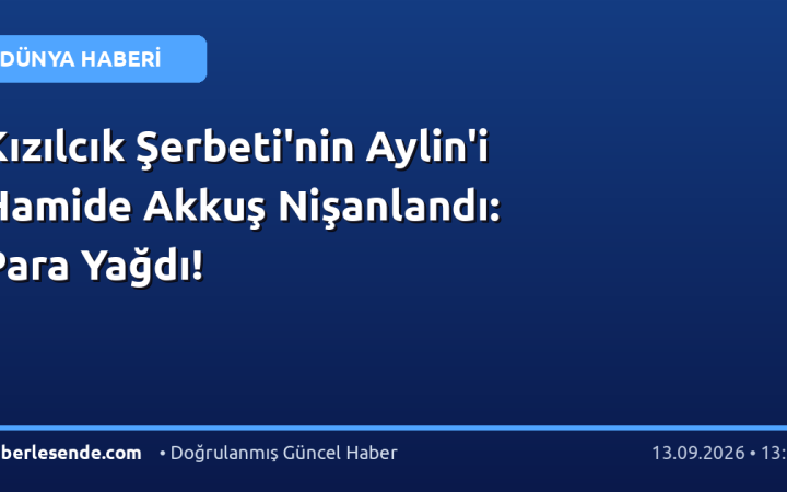 Kızılcık Şerbeti'nin Aylin'i Hamide Akkuş Nişanlandı: Para Yağdı!