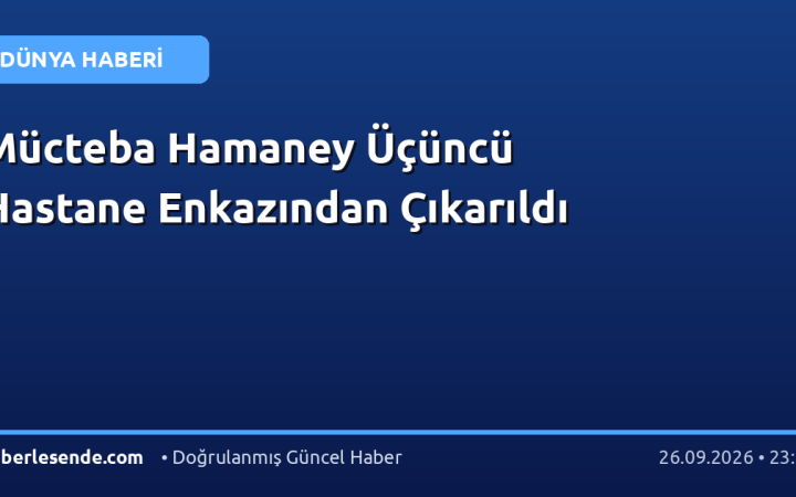 Mücteba Hamaney Üçüncü Hastane Enkazından Çıkarıldı