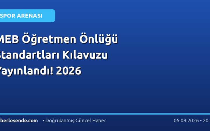 MEB Öğretmen Önlüğü Standartları Kılavuzu Yayınlandı! 2026