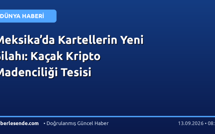 Meksika’da Kartellerin Yeni Silahı: Kaçak Kripto Madenciliği Tesisi