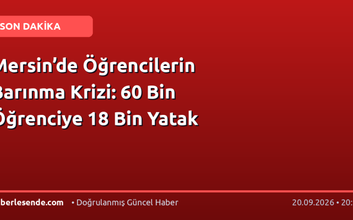 Mersin’de Öğrencilerin Barınma Krizi: 60 Bin Öğrenciye 18 Bin Yatak