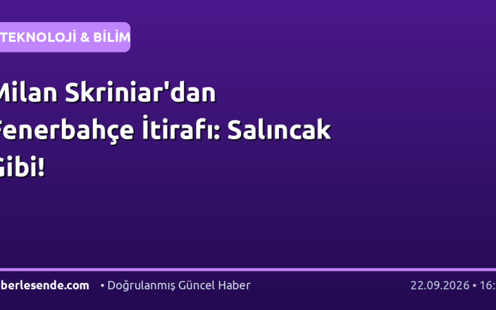 Milan Skriniar'dan Fenerbahçe İtirafı: Salıncak Gibi!