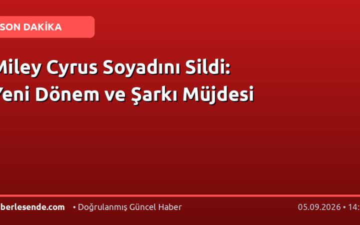 Miley Cyrus Soyadını Sildi: Yeni Dönem ve Şarkı Müjdesi
