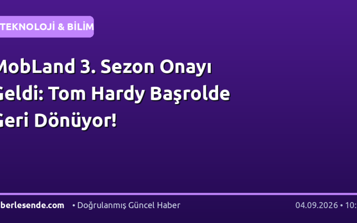 MobLand 3. Sezon Onayı Geldi: Tom Hardy Başrolde Geri Dönüyor!