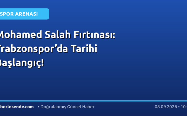 Mohamed Salah Fırtınası: Trabzonspor’da Tarihi Başlangıç!