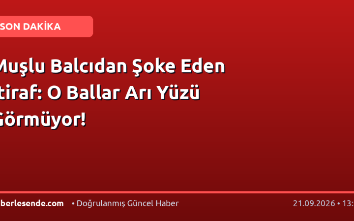 Muşlu Balcıdan Şoke Eden İtiraf: O Ballar Arı Yüzü Görmüyor!