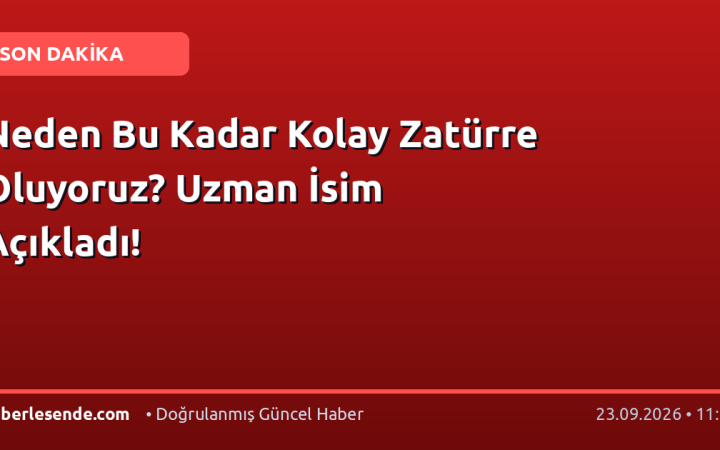 Neden Bu Kadar Kolay Zatürre Oluyoruz? Uzman İsim Açıkladı!