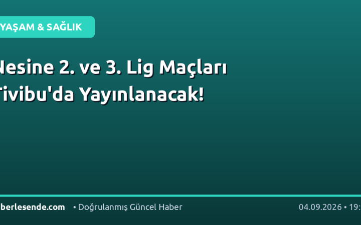 Nesine 2. ve 3. Lig Maçları Tivibu'da Yayınlanacak!