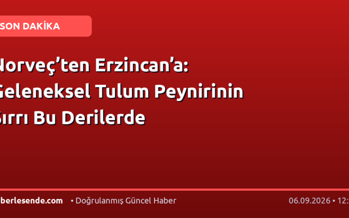 Norveç’ten Erzincan’a: Geleneksel Tulum Peynirinin Sırrı Bu Derilerde