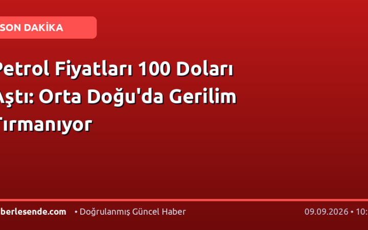 Petrol Fiyatları 100 Doları Aştı: Orta Doğu'da Gerilim Tırmanıyor